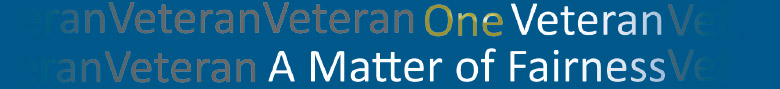 2011-2012 Annual Report Banner Image – One Veteran, A Matter of Fairness