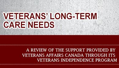 Veterans Long Term Care Needs Banner