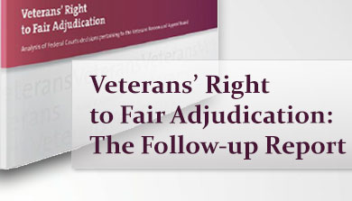 Veterans' Right to Fair Adjudication Banner