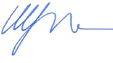 Veterans Ombudsman's signature
