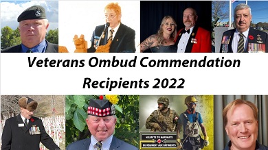 Commendation Recipients for 2022