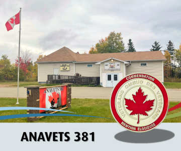  Les Anciens combattants de l’Armee, de la Marine et des Forces aériennes au Canada, (ANAVETS) Bras d'Or#381