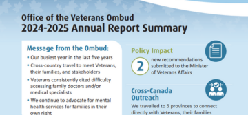 Office of the Veterans Ombud 2024-2025 Annual Report Summary
